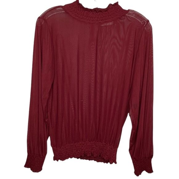 Modish Sheer Blouse - Picture 1 of 8